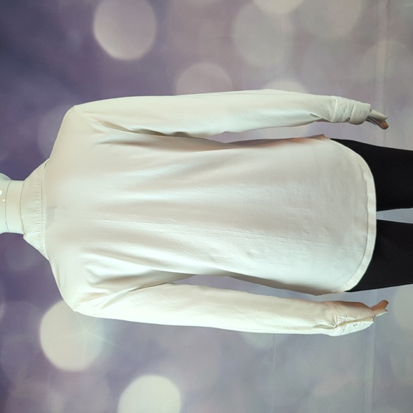 Lilly Pulitzer sz L Slim Long Sleeve Cotton Polo Shirt with Palm Tree Logo - Picture 4 of 6